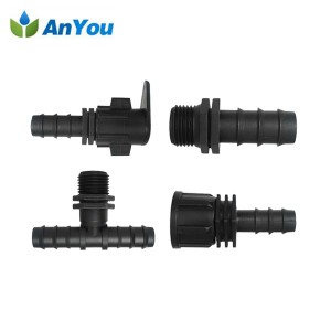 Online Exporter Tee Connector Dn16 -
 Drip Connectors for LDPE Tube – Anyou
