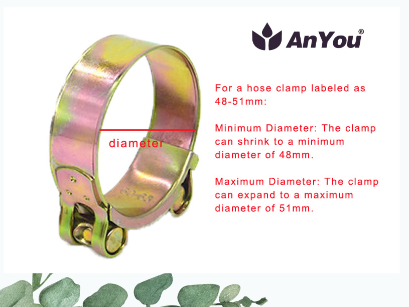 How to choose the correct hose clamp size